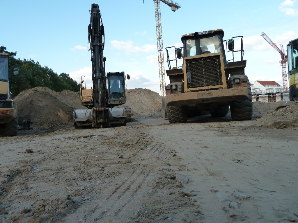 Ket-Straßenbau Maschinen über Sand