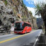 Bus in Columbien Gegend