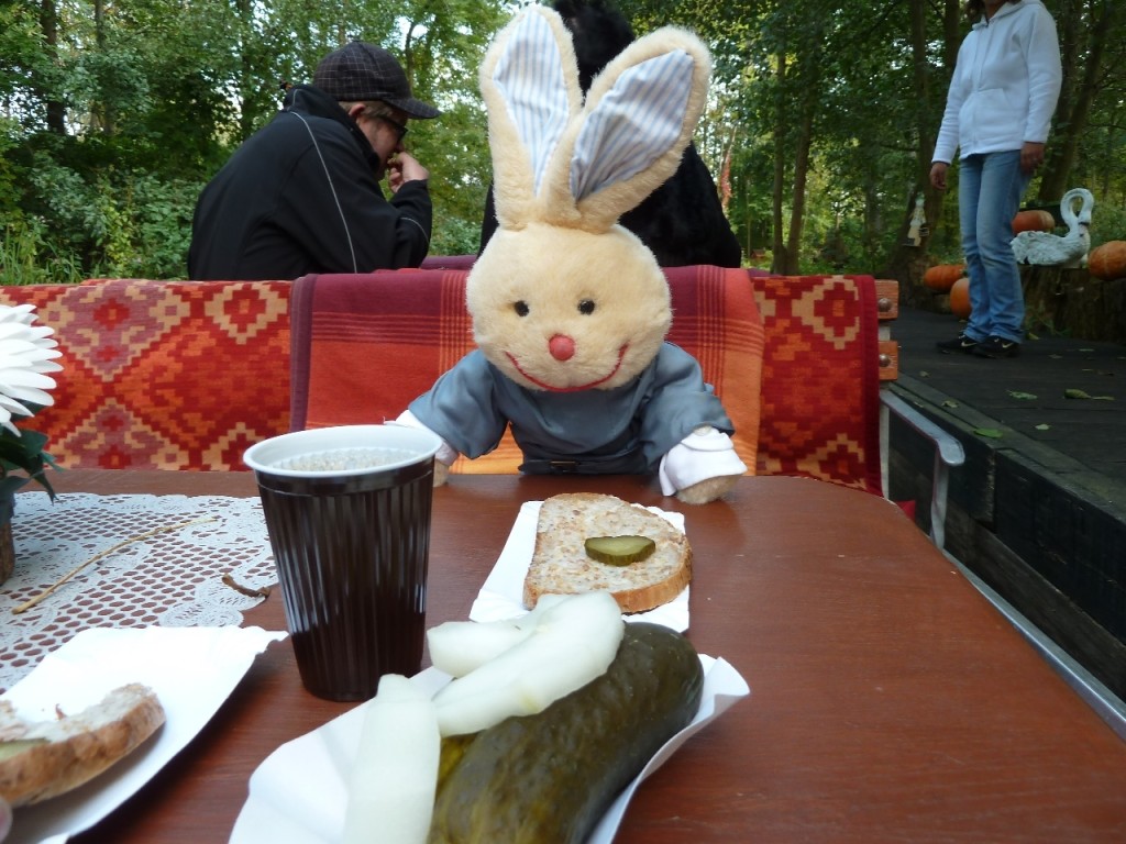 Spreewald Gurke und Schmalzbrot