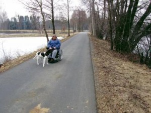 20.5.14 unterwegs mit Rollstuhl